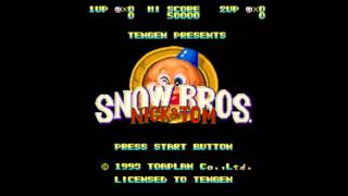 Snow Bros Genesis Boss Theme [upl. by Llevaj740]