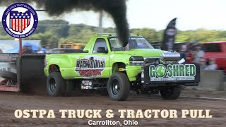 Carrollton Ohio  OSTPA Truck amp Tractor Pull 2024 [upl. by Htiaf]