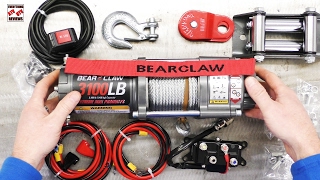 NEW ATV WINCH  BEAR CLAW 3100LB Overview by Extreme Max [upl. by Nissie]