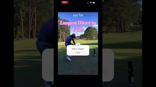 Charlie Reiter longest hitter in golf Who is longer usopengolf charliereiter tomgillisgolf [upl. by Elle]