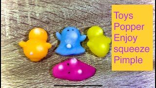 Toys popper  NEW squeeze animals with creamy pimple [upl. by Assiran937]