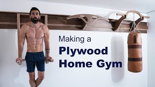 Plywood Home Gym  DIY Fitness Equipment [upl. by Sandberg366]