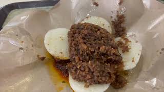 Tiong Bahru Market Chwee Kueh Bib Gourmand [upl. by Nawiat136]