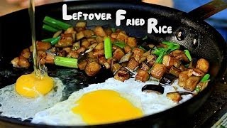 Leftover Fried Rice Trick  Cheap Quick Meals [upl. by Blanchard]