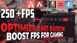 Best AMD Radeon Settings for Gaming  Ultimate FPS Boost amp Performance Optimization Guide LowEnd PC [upl. by Lewis63]