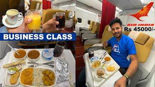 Delhi to Bangalore Air India Business Class  life ki Sabse costly Flight [upl. by Hazlett519]