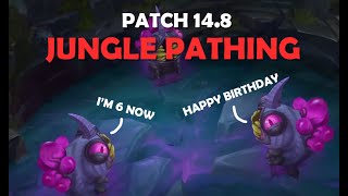 Jungle Pathing in Patch 148  Massive Grub Changes [upl. by Cenac]