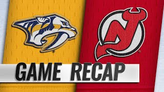 Turris powers Predators to 43 overtime victory [upl. by Anirac568]