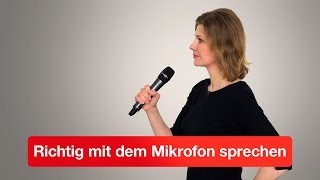 Richtig mit dem Mikrofon sprechen So funktionierts  Tipps für Ihren überzeugenden Auftritt  07 [upl. by Tory256]