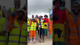 Okyeame Kwame joined the buz fypシ゚ ghana citycleaning asmr citycleaning asmrcleaning [upl. by Corny]