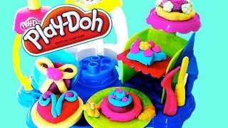 Фабрика сладостей из пластилина Плей до Play doh Sweet Shoppe Frosting Fun Bakery [upl. by Farrison]