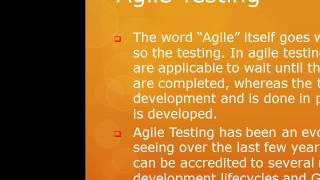 Software Testing in Agile Methodology [upl. by Allemat6]