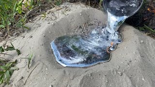 Active Fire Ant Colony Casted With Molten Aluminum Anthill Art 19 [upl. by Sugihara675]