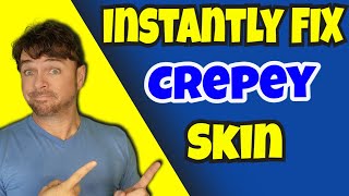 INSTANTLY Improve Crepey Skin shorts [upl. by Nnayt743]