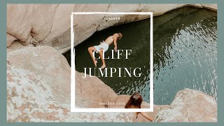 Paradise Cove Cliff Jumping 15 ft  Guffey Colorado [upl. by Otnas]