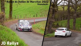 Rallye du Vallon de Marcillac 2023  Shakedown [upl. by Nodnas930]