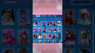 girly fortnite locker tour 🎀 [upl. by Alexina]