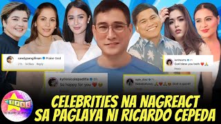 Reaksyon ng Celebrities sa Paglaya ni Ricardo Cepeda [upl. by Annayek81]