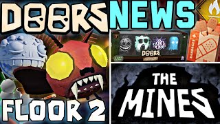 NEW Doors Floor 2 Entities Items Leaks Teasers Update Info Merch amp MORE  Roblox DOORS News [upl. by Eiba235]