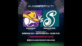 Dorados vs Saraperos Pretemporada 2024 J2 [upl. by Gamal91]