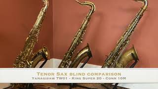 Tenor Saxophone Blind Ballad Comparison [upl. by Yltneb]