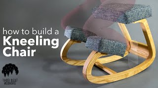 How to Make a Kneeling Chair  Woodworking Project [upl. by Yerffeg]