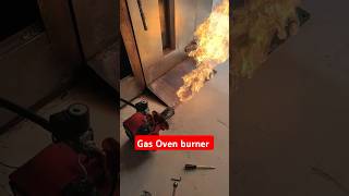 Gas oven BURNER live testinggas oven gasoven ovenrepair foryou skills kitchenoven service [upl. by Mcmaster]