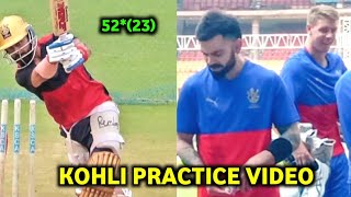 IPL 2024  Virat Kohli practice video  RCB Practical video  Chinnaswamy stadium [upl. by Otsedom]