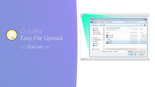 CKEditor Easy File Upload demo [upl. by Dnalyar612]