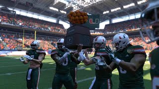 EA SPORTS College Football 25  Orange Bowl Florida Gators Vs Miami Hurricanes [upl. by Drauode]