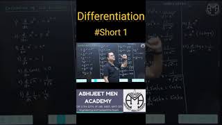 Basic Derivative Formula  Differentiation Short 1 abhijeetmenacademy shorts [upl. by Herzen949]