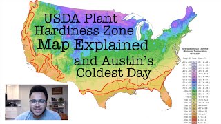 Hardiness Zone Map Explained and Extreme Cold in Austin Texas Zone 8B [upl. by Ardnuassak]