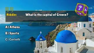 Whats the Capital of Greece 2024 [upl. by Aihsyla]