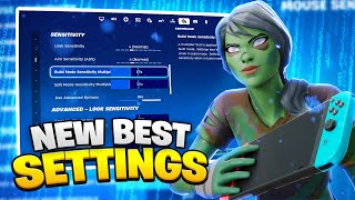 NEW BEST Nintendo Switch SETTINGS amp Sensitivity For Fortnite Chapter 5 [upl. by Hardi]