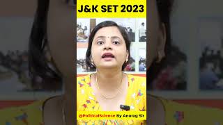 JampK Set Exam 2023  Jammu and Kashmir States Eligibility Test jampkset setexam [upl. by Abdu]