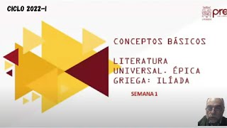 Literatura Semana 1  Pre San Marcos 2022 I CICLO ACTUAL [upl. by Carolyne31]