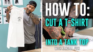 How To Cut a TShirt into a Tank Top [upl. by Lubba]