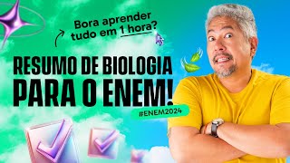 O Que Mais Cai em Biologia no ENEM 2024 Assuntos Atualizados [upl. by Burnett]