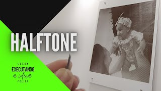 HALFTONE como fiz [upl. by Odranoel349]