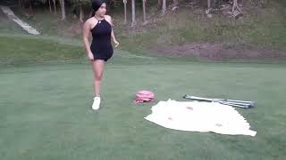 AMPUTEE MODEL AGENCY DARYELA PICNIC GIRL NEW VIDEO [upl. by Urian688]