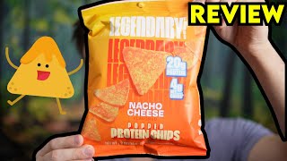 Legendary Foods Protein Chips Nacho Cheese Review [upl. by Nerrak]