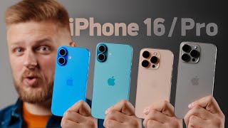 Распаковка всех iPhone 16  Plus  Pro  Max — какой выбрать [upl. by Vez]