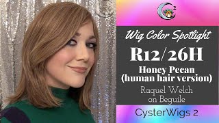 CysterWigs Color Spotlight R1226H Honey Pecan human hair color by Raquel Welch on Beguile [upl. by Ahtnahc25]