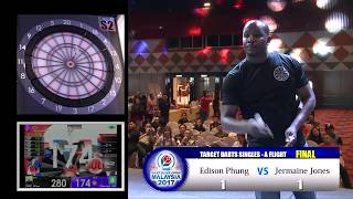 DARTSLIVE OPEN 2017 MALAYSIA  TARGET DARTS SINGLESA FLIGHT FINAL [upl. by Farny]