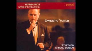 Cantor Shmuel Barzilai performing Uvnucho Yomar  ובנחה יאמר [upl. by Ynnaffit940]