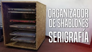 ORGANIZADOR DE SHABLONES SERIGRAFÍA [upl. by Rame]