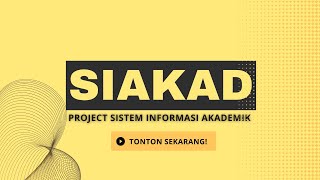 Free Source Code Aplikasi SIAKAD  Web Pendidikan [upl. by Srini]