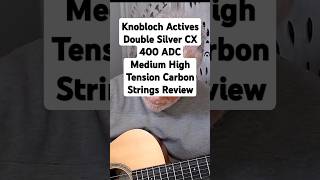 Knobloch Actives Double Silver CX 400 ADC Medium High Tension Carbon Strings Review And Sound Test [upl. by Anahsit519]