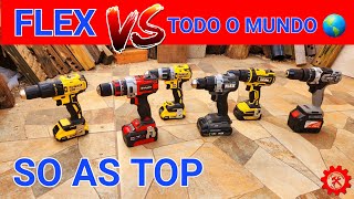 SERA QUE A FLEX E TUDO ISSO MESMO PARAFUSADEIRA FLEX 24V BRUSHLESS  SUPER COMPARATIVO FX1151 [upl. by Lrak]