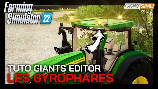 Tuto Modding FARMING SIMULATOR 22  des GYROPHARES en veuxtu en voilà [upl. by Antonia644]